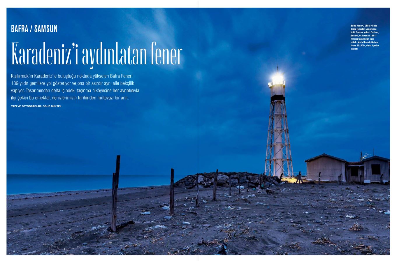 Atlas Dergisi, “Karadenizi Aydınlatan Fener Bafra” 2019 Mayıs