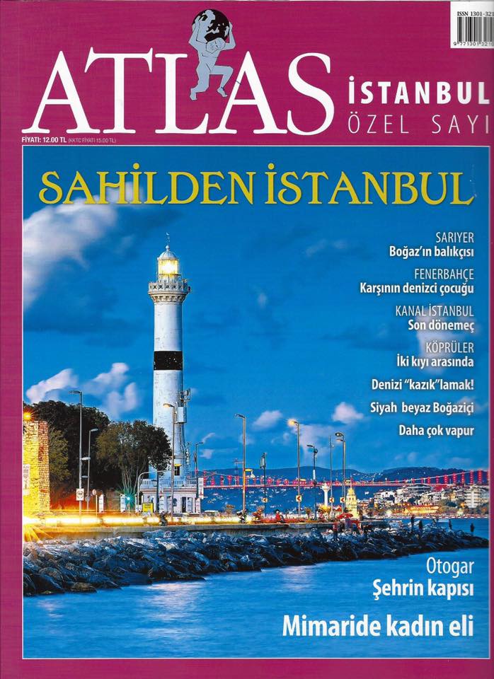 Atlas İstanbul, Kapak Sayfası “Ahırkapı Feneri”, 2017 Aralık
