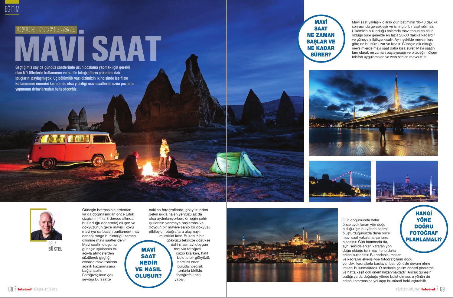 Fotoğraf Dergisi Ağustos – Eylül 2020 Sayısı: Uzun Pozlama – Mavi Saat